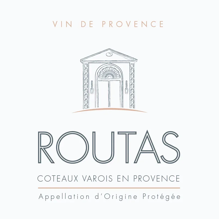 Chateau Routas Coteaux Varois en Provence Rose front label