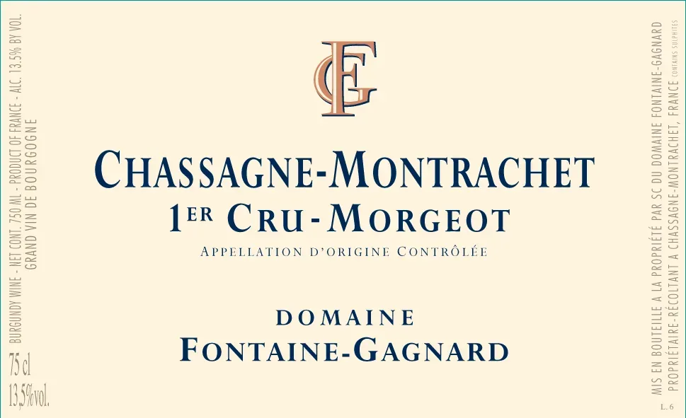 Fontaine-Gagnard Chassagne-Montrachet 1er Cru Morgeot