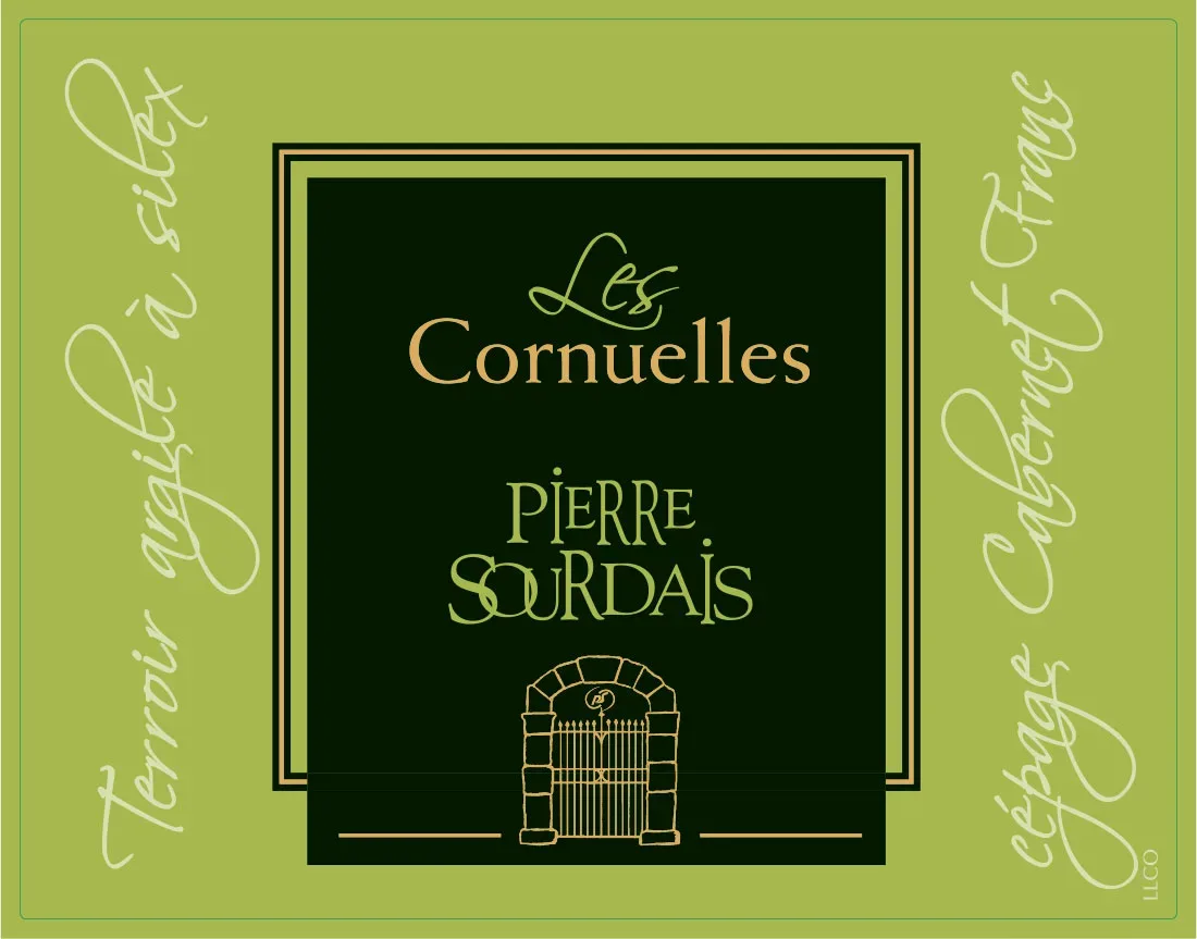 Pierre Sourdais Les Cornuelles front label