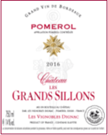 Chateau Les Grands Sillons Pomerol front label