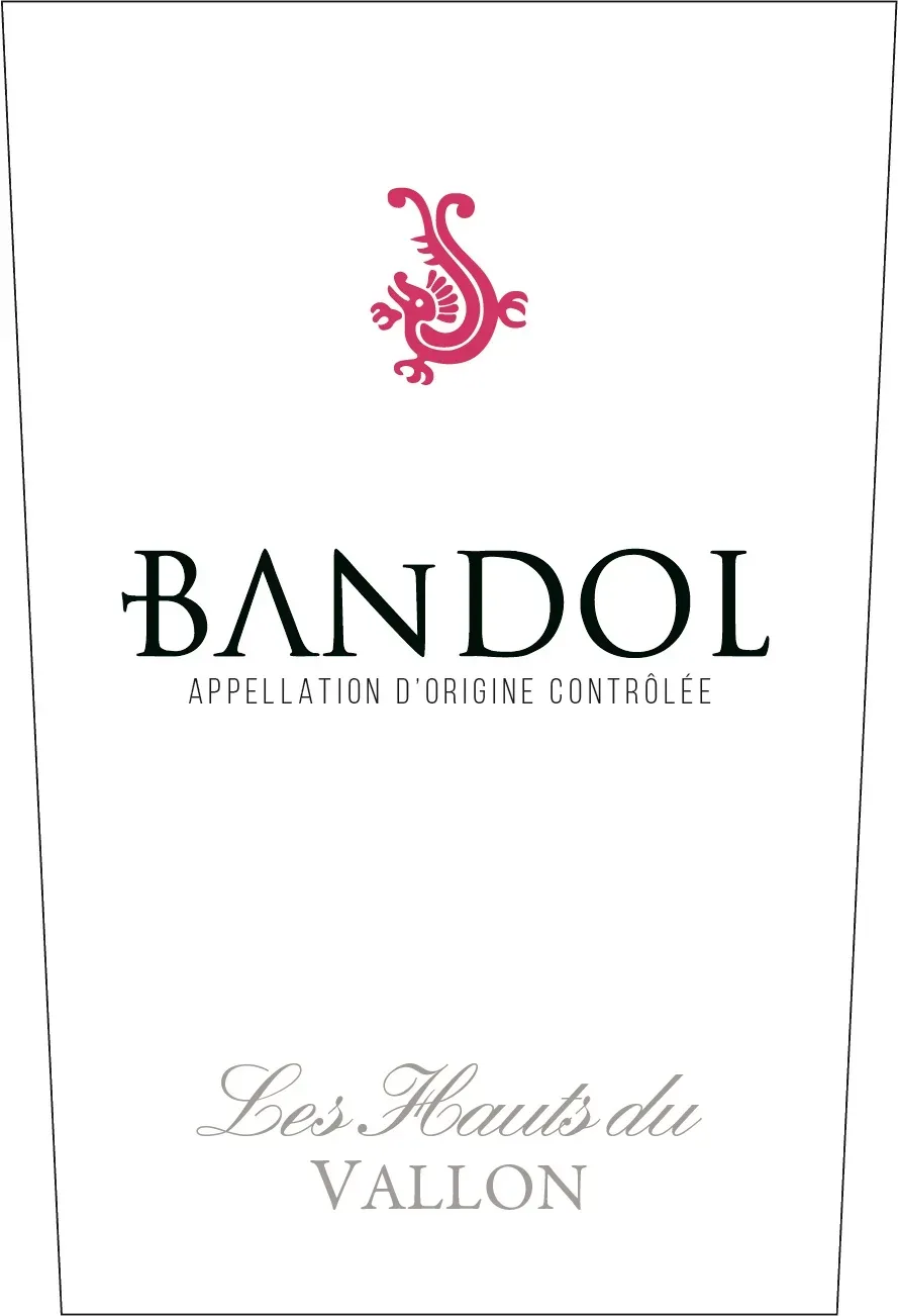 Moulin de la Roque Bandol Red and Rose front label