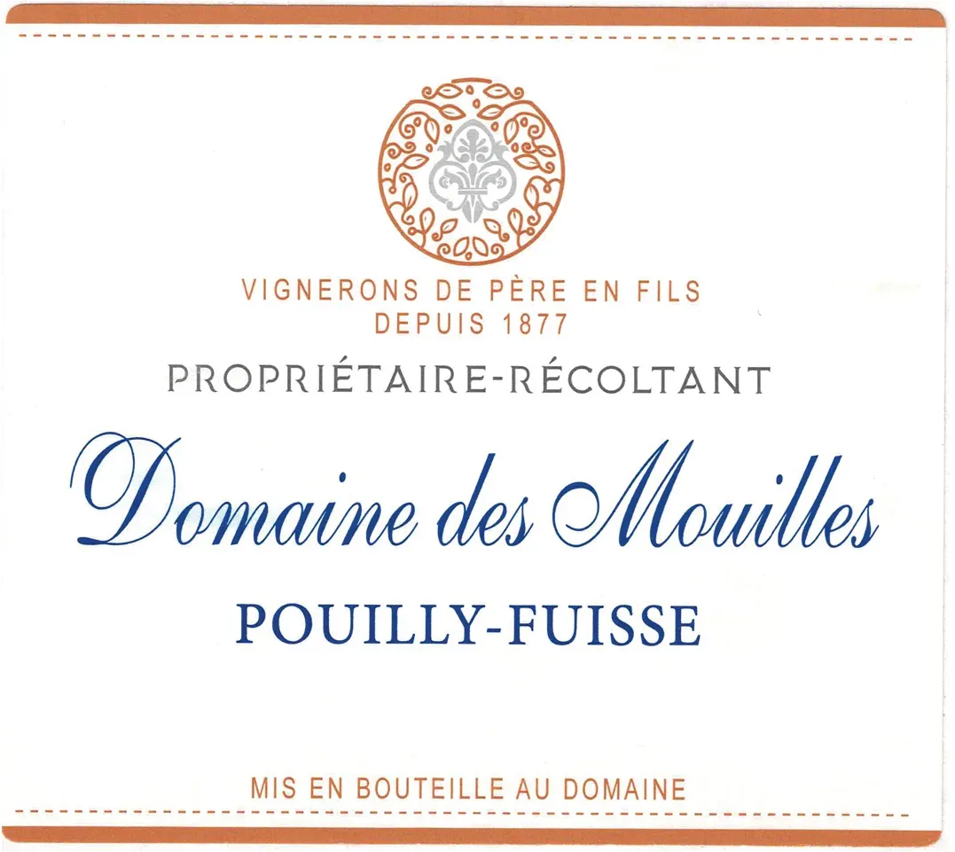 Domaine des Mouilles Pouilly-Fuisse front label