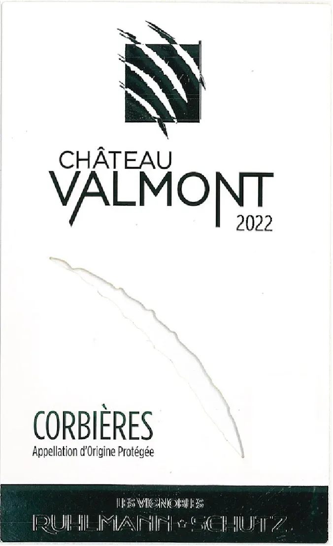 Chateau Valmont Corbieres front label