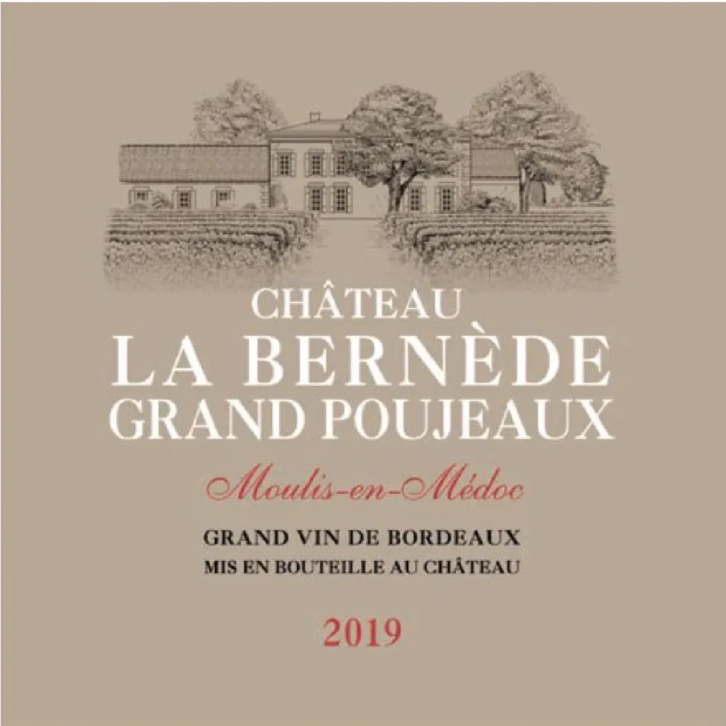 Chateau La Bernede Grand Poujeaux front label
